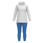 Cosplay Insideout2 Komplekt Moodne Halloweeni Peokleit Rollim&auml;ngu Kost&uuml;&uuml;mi Tarvikud Sadness,S white