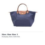 Longchamp M Le Pliage kott L1623089P68 One Size 1 tumesinine v&auml;rv
