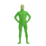 Fluorestseeruv V&auml;rv Zentai N&auml;htamatu &Uuml;likond Cosplay Kost&uuml;&uuml;m Kehakatted Halloween Nahani Ulatuv &Uuml;likond Veniv Kaduv &Uuml;likond 170cm green