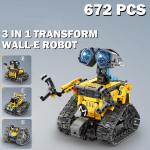 3 &Uuml;hes Tehniline Muunduv Wall-E Robot Ehitusklotsid Tellised Puldiharjutused Hariduslikud M&auml;nguasjad Laste S&uuml;nnip&auml;evakingitused No Original Box