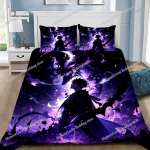 Anime Solo Leveling Tekikott Padjap&uuml;&uuml;r Voodipesukomplekt T&auml;iskasvanud Poiss T&uuml;druk Magamistoa Kaunistus Laste Kingitus &Uuml;he- v&otilde;i Kahekohaline Suur Suurus 200x220cm
