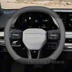 Nahast autojuhtimiskangi kate Kia K4 S GT Line 2025 EV4 GT-Line 2025 2026 jaoks Auto rooliratta kate Kia EV4 Tarvikud 2025
