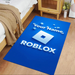 Robloxi personaalse tekstiga p&otilde;randamatt Foyer'i, k&ouml;&ouml;gi, r&otilde;du kaunistamiseks Kaunista tuba Libisemiskindel vaip Anime kontori sisustus T&auml;iuslik kingitus naistele/meestele 100cmx120cm