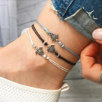 Bohemian retro kilpkonna ripats jalav&otilde;rud k&auml;ev&otilde;rud k&auml;sit&ouml;&ouml;na kudumine nahast trendikas k&auml;ev&otilde;ru jalav&otilde;rud sinine