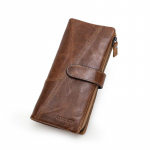 KONTAKT Ehtsast nahast meeste pika rahakott telefonikott T&otilde;mblukuga m&uuml;nditasku rahakott Meeste siduri rahakott