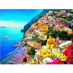 DIY 5D ruudukujuline teemantmaaling maastik Tikand Ristk&auml;sit&ouml;&ouml; Stitch Kodukaunistus 20*30 cm