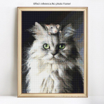 5D teemantmaali t&auml;is &uuml;mmargune loomakassi tikandi sooduspakkumine pilt kivist teemant 20X30