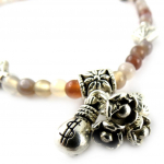 Les Tr&eacute;sors De Lily [K7292] - Bracelet 'Min&eacute;ralia' agate pruun