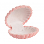 Les Tr&eacute;sors De Lily [P9179] - Ecrin cr&eacute;ateur 'Coquillage' rose - 60x53x28 mm Heleroosa