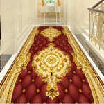 3D vaiba pikkus koridor vahek&auml;ik trepp ristk&uuml;likukujulised vertikaalsed vaibad imav pika ribaga vaip 100cm*300cm