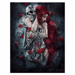 T&auml;ielik 5D teemantmaaling pealuu armastuse teemanttikandid t&auml;ispistes ristpistes kodukaunistus k&auml;sitsi valmistatud kingitus 20x30cm