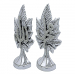 Islamic Leaf Figurine Set of 2 | Islamic Table Decor | Islamic Wedding Gift | Get Well Soon Gift | Housewarming Gift | Islamic Home Gift kuld