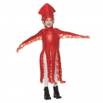 Unisex lapsed poisid t&uuml;drukud kaheksajalgade kost&uuml;&uuml;m lastele Sea Life Animal Fish Squid Cosplay kost&uuml;&uuml;m Halloweeni komplekt L