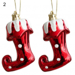 2 tk Suurep&auml;rased mitmeotstarbelised praktilised j&otilde;ulupuuehted j&otilde;ulurippuvad miniatuursed ripatsid baarile 2