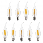4 W LED lambipirn E14 LED pirnid soe valge 2700K vintage stiilis LED-lamp 40W ekvivalent, 9 pakki puhas