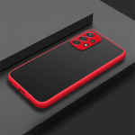 P&otilde;rutuskindel matt &uuml;mbris Samsung Galaxy A36 A56 A55 A35 A16 A06 A15 A05 A54 A34 A14 A52 A32 A22 A12 S25 S24 FE S23 S22 Ultra Case Cover kaitseraud Samsung Galaxy A30 punane