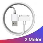 Fonken 30 pin USB kaabel i-Phone 4S jaoks 4 3GS i-Pad 1 2 3 i-Pod laadija kaabel kiirlaadimine andmete s&uuml;nkroonimise adapteri juhe 2M