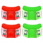 Navigatsioonituled Paadi elektriline paadi LED-mootorpaadi jaoks 2 Red+2 Green