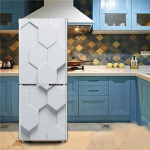 Lillelind 3D kleebis k&uuml;lmkapile veekindel k&ouml;&ouml;gi tapeet m&ouml;&ouml;bli kaunistus plakat ukse seinamaal k&uuml;lmkapi kaane kleebised 60x180cm(1 pcs)