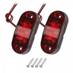 Haagise veoautole haagissuvila LED k&uuml;lgmine gabariidilamp autotarvikud punane kollane valge k&uuml;lgmise kliirensi gabariidi laterna hoiatustuled 12V-24V Red