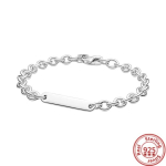 925 h&otilde;bedase &auml;mbri pandlaga kahekordse silmusega madu luust keti k&auml;ev&otilde;ru DIY Fit Secure Bead Charm k&auml;ev&otilde;ru naistele t&uuml;drukutele ehtekink 17cm white