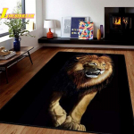 Tiigrivaip 3D-loomaprint Lion Leopard vaip Uksematt Elutuba Magamistuba Moodne kodukaunistus vaibafotograafia rekvisiidid 100x120cm