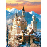 Teemantmaaling Castle Mosaiic Art Teemanttikandid Pilt Rhinestones Ristpistes Kodukaunistus Full Round 20x30CM