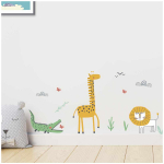 Les Tr&eacute;sors De Lily [A1560] - Mitmev&auml;rviline kleebiseleht  Jungle Animals  - 50x70 cm mitmev&auml;rviline