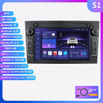 Hizpo Carplay 4G-LTE 8Core 2Din Android autoraadio GPS Opel Astra HJ Vectra Vauxhall Antara Zafira Corsa CD Vivaro Meriva Veda AutoRadio HeadUnit jaoks S1 3G 32G Black