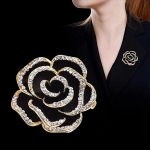 1 tk Rhinestone Camellia lilleprossid naistele emailitud n&ouml;&ouml;pn&otilde;eltega ehted