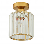 Moodne lael&auml;hedane kristallist laelamp magamistoa vannitoa esikuvalgustid kuld