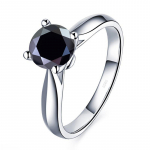 Bague Ringen P&auml;ris Moissanite S&otilde;rmus Sertifikaadiga Originaalne H&otilde;bedane 925 Ehe Sinine Roheline Roosa 1ct Gra Moissanite kalliskivi kihluskingitus 1ct No.5 must