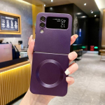 Vedelmagnetiga Samsung Galaxy Z Flip 4 3 Flip3 5g &uuml;mbrise k&otilde;va Magasafe kaitsekate Samsung Z Flip 3 5G must