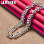 925 Sterling Silver 7mm 18 tolli kett Kaelakeed Ehted 45cm