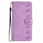 Iphon 14 Wallet Flip telefoni&uuml;mbris Coque Iphone 14 13 12 11 Pro Max X Xs Xr 6 7 8 Plus 12pro &uuml;mbristele Butterfly nahast tagakaas iPhone 14 Pro Max roosa