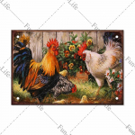 Kana plakat Vintage metallist plekksildid taldrik Kukk Kanamuna Retro Plaque Baar Pubi talu Kodu seinakaunistus 20x30cm