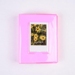 64 taskut 3 tolli kommiv&auml;rvi Instax Mini fotoalbumiraamat Fujifilm Instaxi filmipaberist nimekaart roosa
