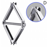 2 tk rauast/nailonist seinakontakti p&otilde;hjakarbi parandusseade 86/118 t&uuml;&uuml;pi seinal&uuml;liti p&otilde;hjakarbi fikseeritud tugivarda elektritarvikud E