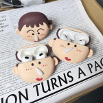 3D armas multikas silikoonist juhtmevaba k&otilde;rvaklappide &uuml;mbris Airpods Pro 2022 Jaapani anime k&otilde;rvaklappide laadimiskarbi kate Airpodide jaoks 1 2 3 2021 airpods 1/2 pruun