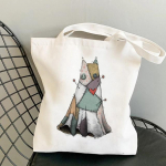 Kasside ostmine L&otilde;uend Naiste Kott Vabaaja Suure Mahutavusega &Otilde;lakotid Korduvkasutatavad Ostukotid Mood Harajuku Ulzzang K&auml;ekotid 24*26cm