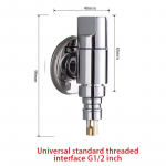 Vasest pesumasina segistid Mulla messing &Uuml;hekordne k&uuml;lmseinale paigaldatav G1/2/G3/4 Bibcock V&auml;lisaia Mop Basseini kraan style1