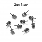 50-100 tk/partii metallist amuletid, kruvidega aasad, helmed otsakorgid, klambrid, tihvtid, pistikud ripatsitehete valmistamise tarvikute jaoks 3mm x 100Pcs