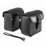 Universaalsed mootorratta k&uuml;lgmised sadulakotid PU-nahast veekindlad sadulakotid Mootorratta/elektriratta pagasihoid / No Skull Head Logo