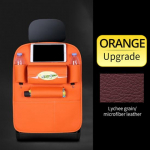 Nahast autoistme hoiukott Istme seljatugi Rippkott Kokkupandav laud kandik tahvelarvuti hoidik salvr&auml;tikukarp Hoiukast Auto punane