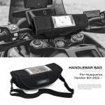 Motorcycle Nylon Waterproof Bags Storage Handlebar BagTravel Tool bag For Husqvarna Norden 901 Norden901 2022 - gray