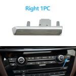 Auto kliimaseadme nupu trimmipaneeli v&otilde;tmed plaadistusriba vahetus BMW X5 X6 F15 F16 2014-2018 jaoks Left 1PC gray