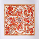 Kvaliteetsed luksuslikud siidist sallid peapael Sallid kaelasall naistele kett siidist sall naiste dekoratiivne sall 90*90cm