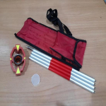 Alumiiniumist miniprisma 4 poolus koos miniprismaga) Total Station, Topcon, Laica maam&otilde;&otilde;tmise jaoks