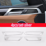 For BMW X3 F25 X4 F26 2011-2017 ABS Car Inner Door Handle Frame Decoration Cover Door knob Trim Stickers Interior h&otilde;be