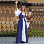 Euroopa keskaegne retro &otilde;ukonna printsessi cosplay renessanss keskaegne iiri kost&uuml;&uuml;m kleidi peal Vampiiri pikk kleit XXL